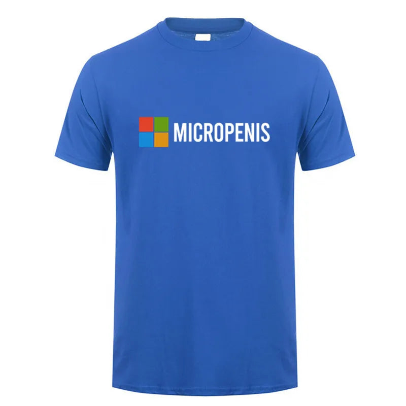 Funny Meme Micropenis T-Shirt  Humorous Geek Tee Summer Unisex Loose and Breathable T-shirt Tops OT-133