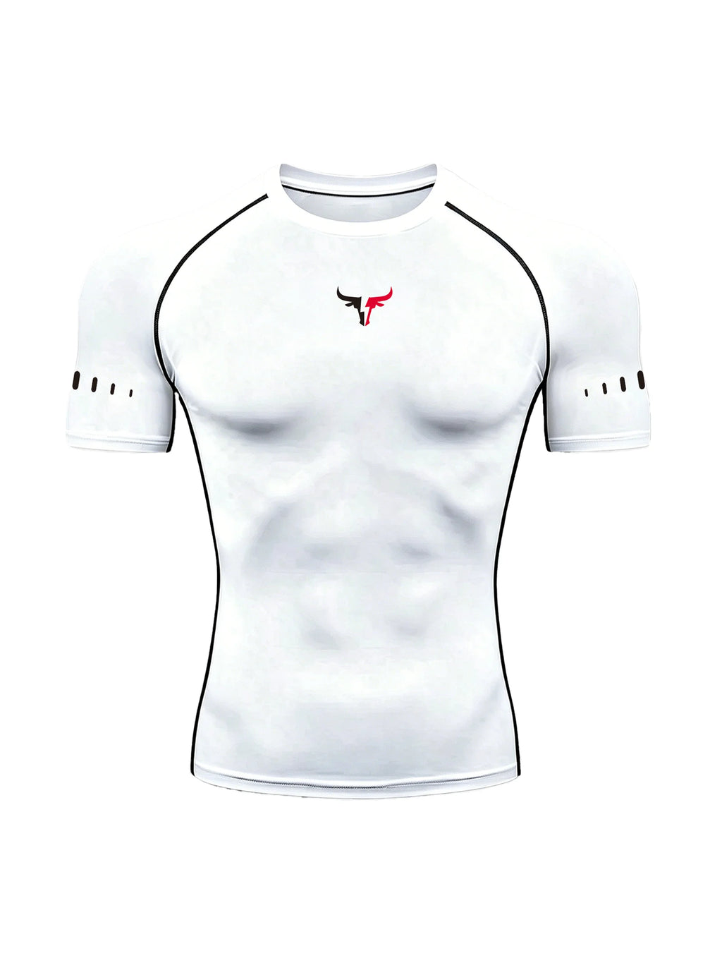Men's Compression T-Shirt Quick Dry Breathable Elastic Gym Tee Multi Colors Available for All Seasons Running Fit Single Piece